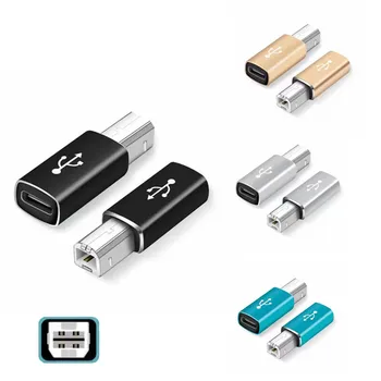 USB 2.0 Spausdintuvo Adapterį, USB c Tipo Adapteris, Skirtas Spausdintuvas Kietąjį Diską Bazės Faksas Skaitytuvas USB 2.0 Tipas c Spausdintuvo Adapterį