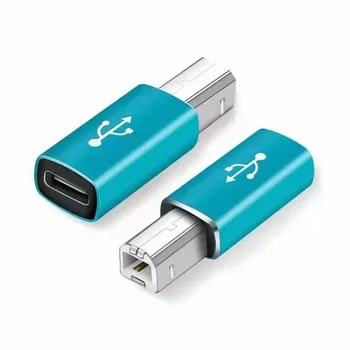 USB 2.0 Spausdintuvo Adapterį, USB c Tipo Adapteris, Skirtas Spausdintuvas Kietąjį Diską Bazės Faksas Skaitytuvas USB 2.0 Tipas c Spausdintuvo Adapterį
