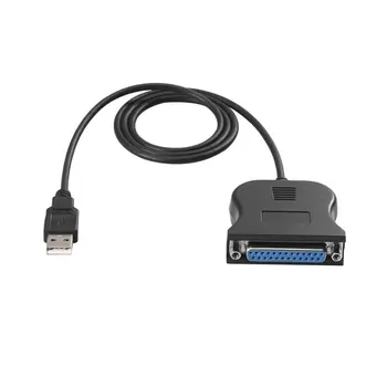USB 2.0 Į 25 Pin DB25 Lygiagrečiai Uosto Kabelis IEEE 1284 1Mbps 25pin Lygiagrečiai Spausdintuvo adapterį, Laido Karšto Pardavimo