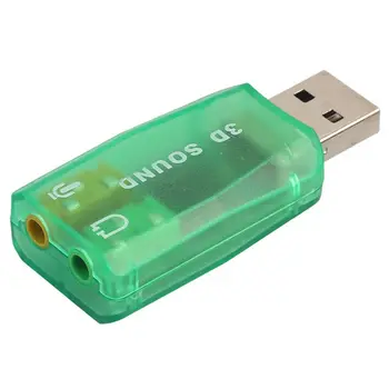 USB Audio Adapteris, Išorinis Adapteris, Garso Plokštę su Garsiakalbiu Ausinių ir Mikrofono Lizdą USB Audio Device