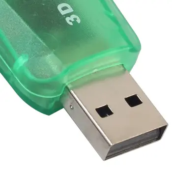 USB Audio Adapteris, Išorinis Adapteris, Garso Plokštę su Garsiakalbiu Ausinių ir Mikrofono Lizdą USB Audio Device