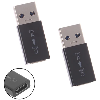 USB-C C Tipo Moterų A Tipo USB 3.0 Male Keitiklio Jungties Adapterio Kištuką