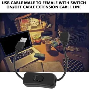 USB Kabelis Vyrų ir Moterų su Jungikliu 
