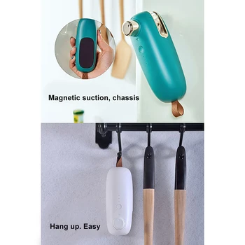 USB įkrovimo sandarinimo mašina rankų slėgio nešiojamas mini šildymo plastikinės pakavimo mašinos rankinį dulkių maisto sandarinimo įtaisas