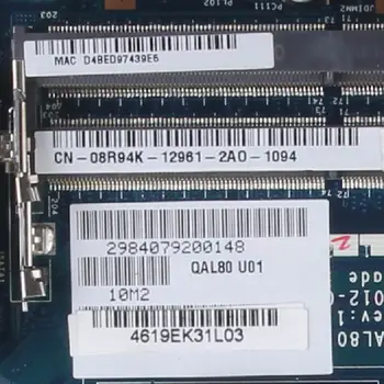 Už DELL Latitude E6430 LA-7781P 08R94K SLJ8A DDR3 Nešiojamojo kompiuterio motininės Plokštės visą bandymo darbas