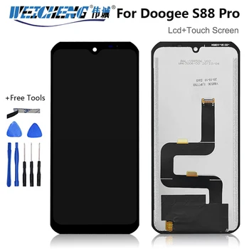 Už Doogee S40 S55 S60 S70 S80 Lite LCD Ekranas Jutiklinis Ekranas skaitmeninis keitiklis Asamblėjos Doogee S40 S58 S59 S68 S88 Pro LCD Ekranas