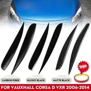 Už Vauxhall Corsa D VXR 2006-priekinis žibintas Antakių Padengti Apdaila priekinio Žibinto Vokų Apsaugos Lipdukas