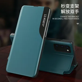 Už Xiaomi 10T Poco X3 11 Pro Lite Telefoną Atveju Redmi K30S Verslo Odos Padengti 3nd Generation Apversti Magnetinis Laikiklis Stendas