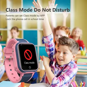 Vaikai Smart Žiūrėti Vaikams SOS IP67 atsparus Vandeniui Smartwatch Laikrodį SIM Kortelės Antil-prarado Vietą Tracker Vaikui Žiūrėti Berniukas Mergaičių