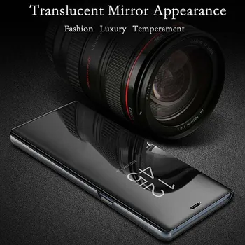 Vaizdo Veidrodis, Flip Smart Case For Samsung Galaxy S21U S 21 Ultra 5G originalus shell 