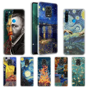 Van Gogh Žvaigždėtas Dangus Meno Atveju Xiaomi Redmi Pastaba 9 8 Pro 