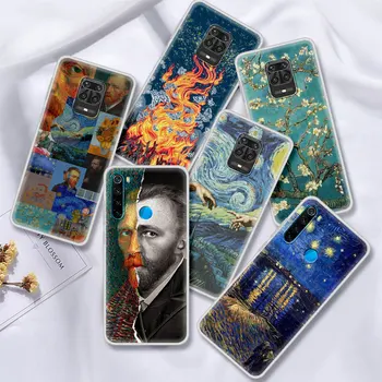 Van Gogh Žvaigždėtas Dangus Meno Atveju Xiaomi Redmi Pastaba 9 8 Pro 