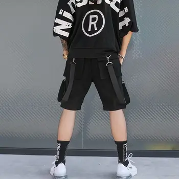 Vasaros Krovinių Šortai Vyrams Techwear Japonijos Harajuku Mados Streetwear Šortai vyrams Poilsiu Hip-Hop Baggy Pants Drabužiai
