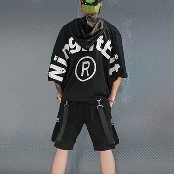 Vasaros Krovinių Šortai Vyrams Techwear Japonijos Harajuku Mados Streetwear Šortai vyrams Poilsiu Hip-Hop Baggy Pants Drabužiai
