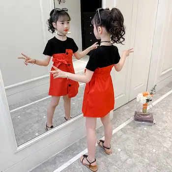 Vasaros Suknelė Mergaitėms Mados korėjos Vaikų Super graži Princesė Suknelė Vaikai Saldžiųjų Suknelės Mergaitėms 12 Metų Naujų