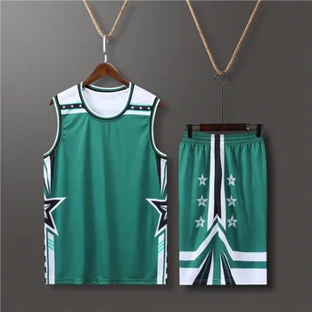 Vasarą Naujas Vyrų ir Moterų Krepšinio Uniformas Suaugusiųjų Konkurencijos Mokymo Komandos Uniformos Rankovių Kvėpuojantis Sportinę aprangą