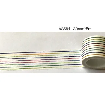 Vintage design washi tape for scrapbooking mielas washi popieriaus juosta, skirta 
