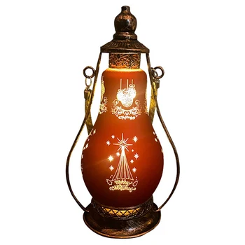Vintage Stiliaus Dekoratyvinių Žibintai LED Naftos Lempos Patalpų Žibintai Namų Hotel Kalėdų
