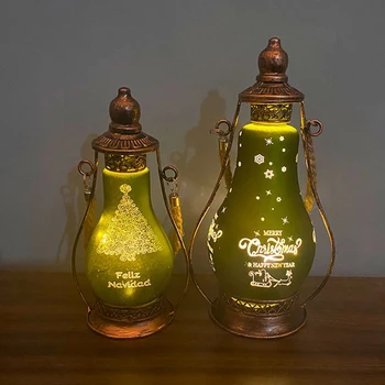 Vintage Stiliaus Dekoratyvinių Žibintai LED Naftos Lempos Patalpų Žibintai Namų Hotel Kalėdų