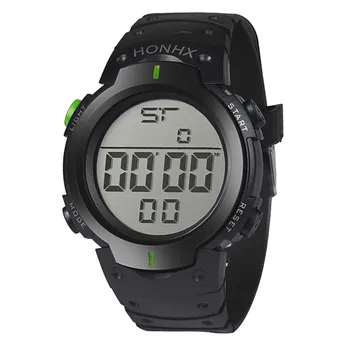Vyrai Laikrodžiai Mados Vandeniui Vyrų Berniukas LCD Skaitmeninis Chronometras, Data Gumos Sporto Riešo Žiūrėti Vandeniui Relogio Laikrodis reloj S7