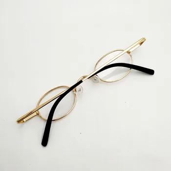 Vyrų ir moterų Vintage gold mažas ovalo formos rėmas trumparegystė recepto akinius retro presbyopia akiniai