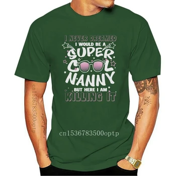 Vyrų marškinėlius trumpomis rankovėmis Super Cool Auklės Marškinėliai T-Shirt cool O kaklo Moterys t-shirt