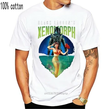 Vyrų marškinėlius xenomorph marių Pop Kultūros Mash Up Marškinėliai moterims T-Shirt tees viršų