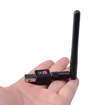 WiFi Adapteris Belaidis USB Adapteris 5.8 GHz/2.4 GHz Dual Band 600Mbps USB Adapteris Išorinė Antena 2dBi Palaiko 