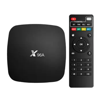 X96A Android 10.0 TV Box 2.4 GHz/5 ghz Dual Band WiFi Set-Top TV Box 3D 4K HDR10 H. 265 