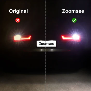 Zoomsee 2vnt Balta Atvirkštinio LED 