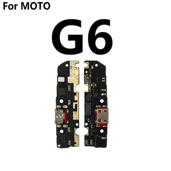 Įkrovimo Lizdas Jungtis Valdybos Dalių Flex Kabelis Su Mikrofonu Mic For Motorola Moto 30 Dėmesį Į Vieną Galia G6 Žaisti G5 E5 E6 Plius