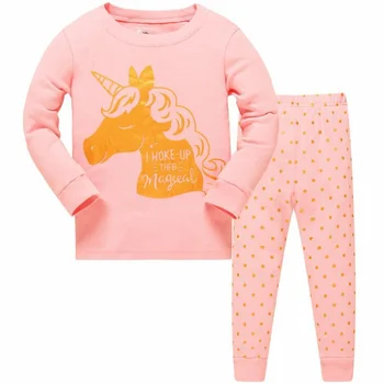 Šokinėja Metrų Naują Atvykimo Pižamos Žirafa, Rudenį, Žiemos Mergaitės Sleepwear Vaikų Mados Namų Drabužiai Vaikams, Pižamos Kostiumas
