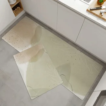 Šviesos prabangių virtuvės kilimėlį galima skalbti ir skalbti ne PVC neleidžiančioms slysti namų kilimėlis atsparus vandeniui ir naftos įrodymas juostelės kilimas