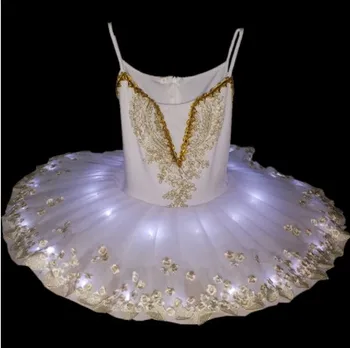 Šviečiantys Led Šviesos Profesionalių Baleto Mdc Black Swan Lake Suaugusiųjų Vaikų Baleto Kostiumas Mergaitėms, Moterims Balerinos Suknelė Šalis