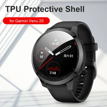 Žiūrėti Padengti Garmin Venu 2S / Vivoactive 4S Smart Žiūrėti Apsaugos Atveju TPU Visą Kuriems Žiūrėti Rėmo Shell